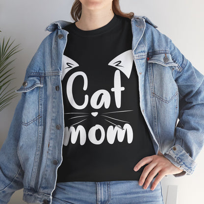 Cat Mom Shirt, Kitten Cat Lovers, Mother's Day Mommy Mama Gifts T-Shirt