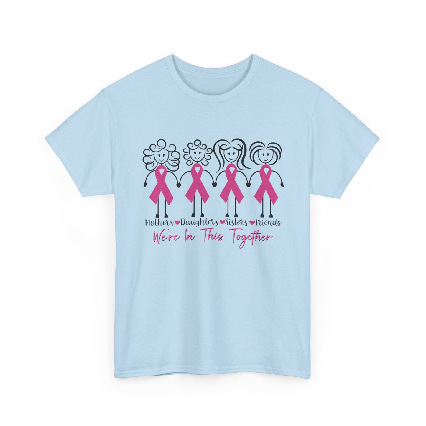 Breast Cancer We're in This Together Shirt, Breast Cancer Awareness Women Mom Shirt