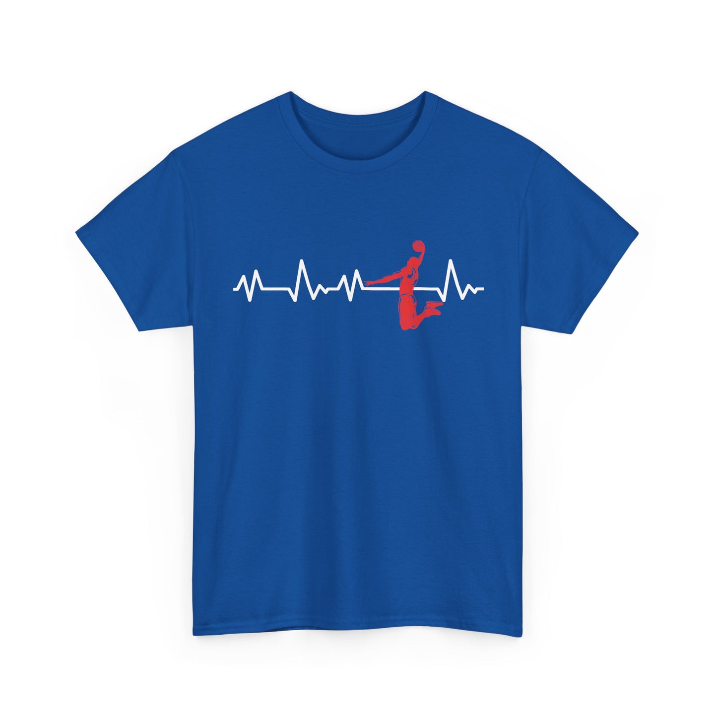 Basketball Heartbeat Shirt, Sports Basketball Lovers, Basketball Players Gifts T-Shirt