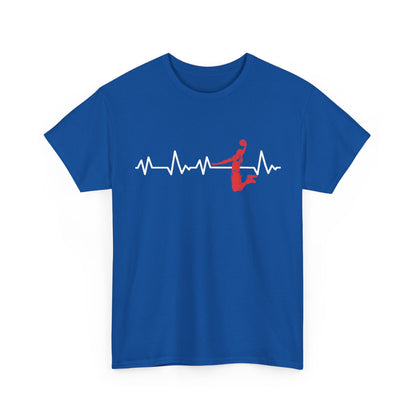Basketball Heartbeat Shirt, Sports Basketball Lovers, Basketball Players Gifts T-Shirt