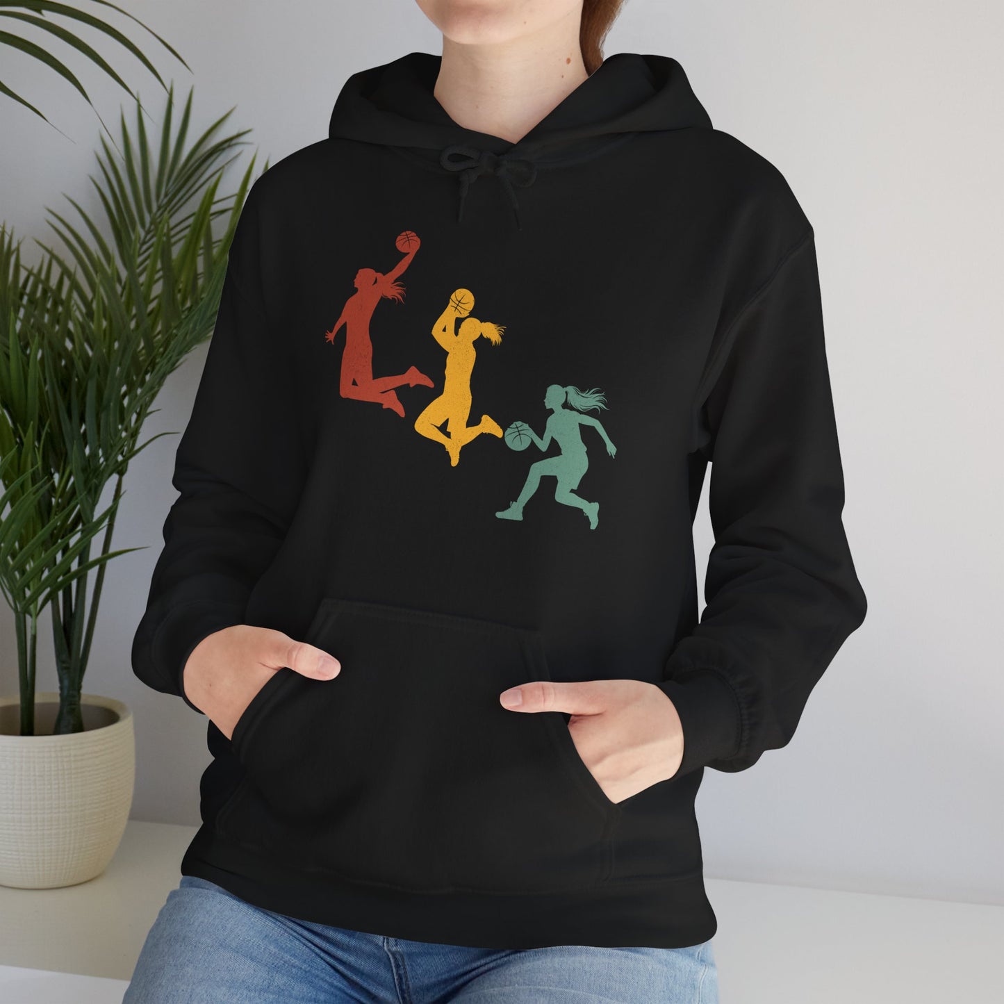 Basketball Girl Hoodie, Basketball Sports Lovers, Basketball Player Women Girls Hoodie