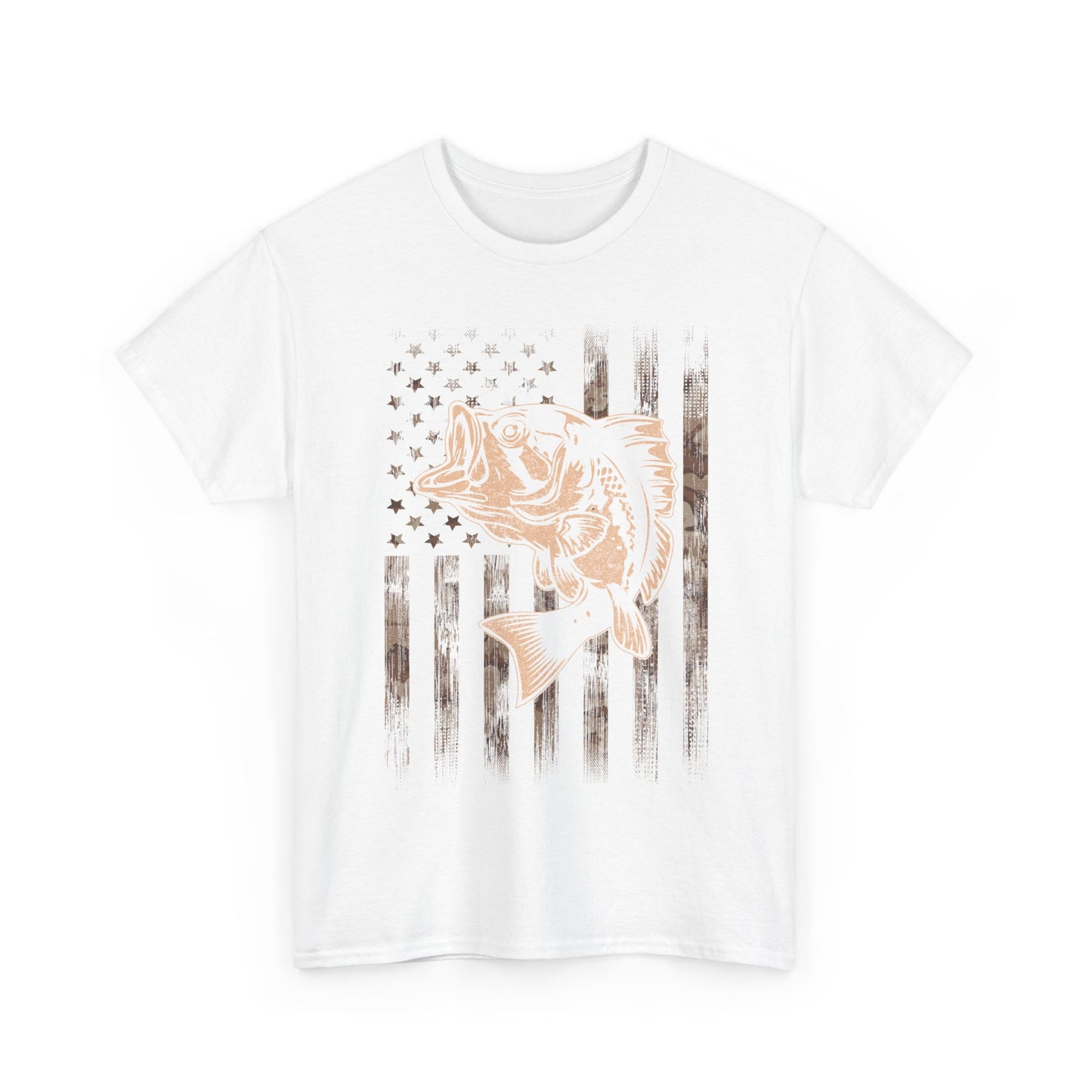 Fishing Camo American Flag Shirt, Fishing Lovers Gifts, Fisherman Fishing Season T-Shirt