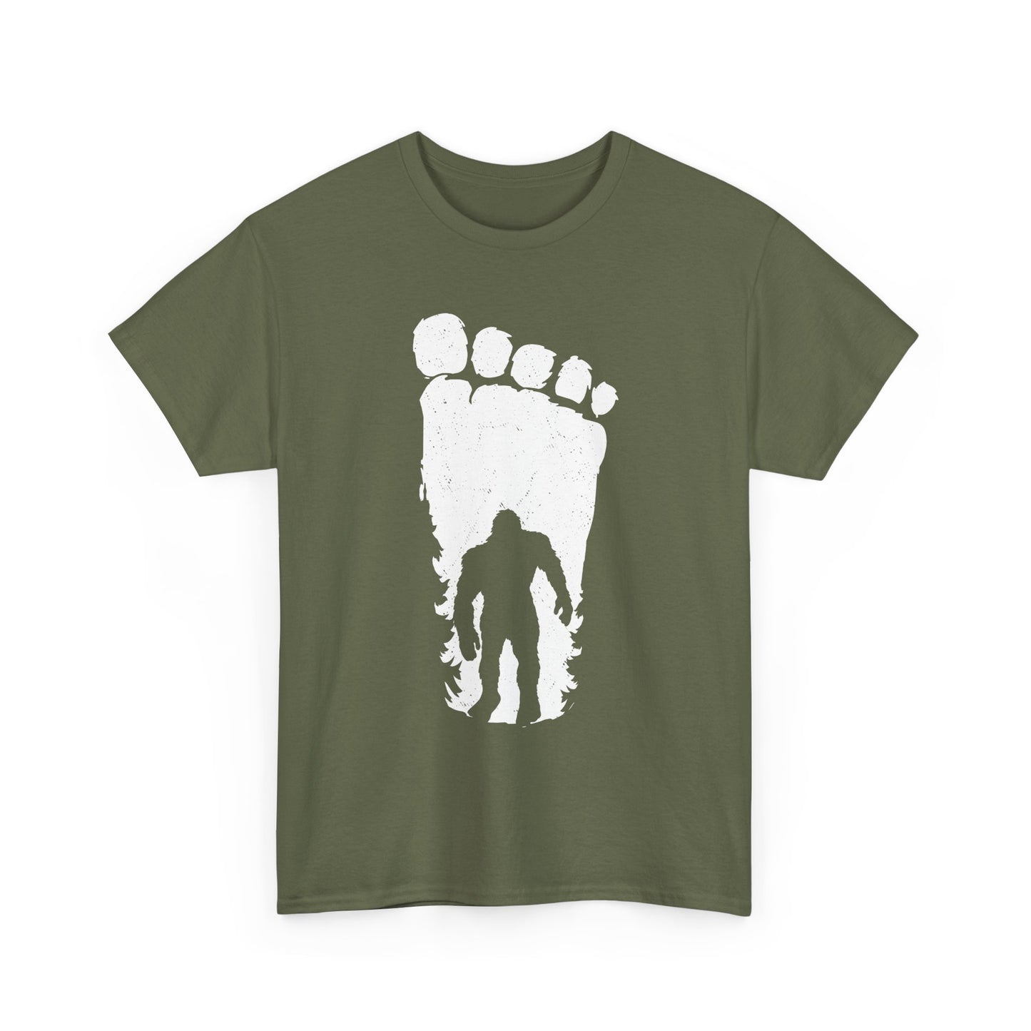 Bigfoot Shirt, Bigfoot Footprint, Sasquatch Lovers Gifts, Bigfoot Believers T-Shirt