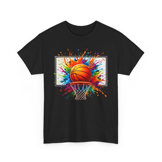 Basketball T-Shirt, Basketball Player, Basketball Sports Lovers, Basketball Colorful Shirt