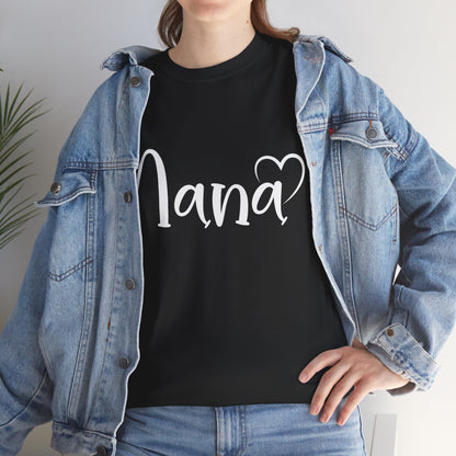 Nana Heart Shirt, Grandmother Granny Mother's Day Women Gifts Shirt