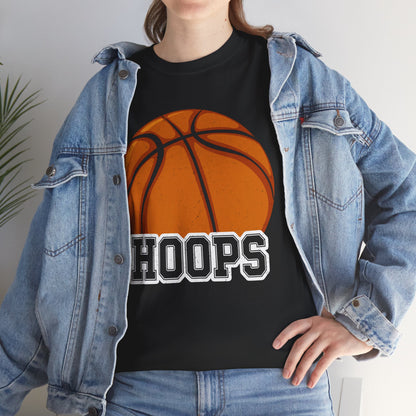 Hoops Basketball Shirt, Basketball Lovers Sport, Basketball Player Women Men T-shirt