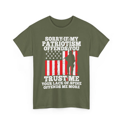 Veterans Day Shirt, Sorry If My Patriotism Offends You, Veteran American Flag Shirt