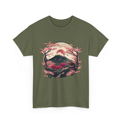 Japanese Art Shirt, Cherry Blossoms, Japanese Culture Lovers Women Men T-Shirt
