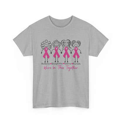 Breast Cancer We're in This Together Shirt, Breast Cancer Awareness Women Mom Shirt