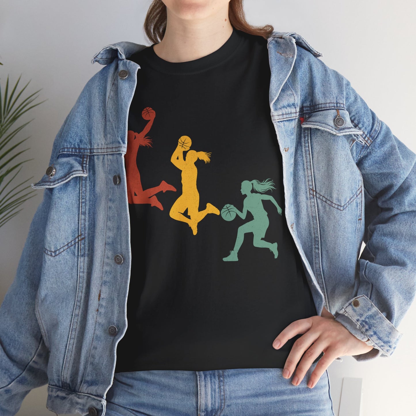 Basketball Girl T-Shirt, Basketball Sports Lovers, Basketball Player Women Girls T-Shirt
