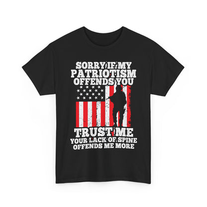 Veterans Day Shirt, Sorry If My Patriotism Offends You, Veteran American Flag Shirt