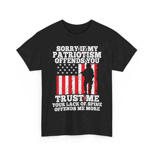 Veterans Day Shirt, Sorry If My Patriotism Offends You, Veteran American Flag Shirt