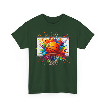 Basketball T-Shirt, Basketball Player, Basketball Sports Lovers, Basketball Colorful Shirt