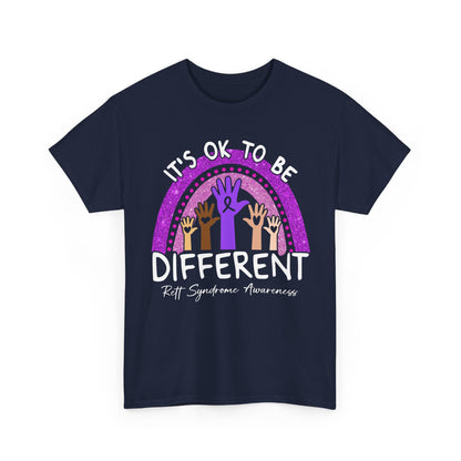 It's Ok To Be Different Rett Syndrome Awareness T-Shirt
