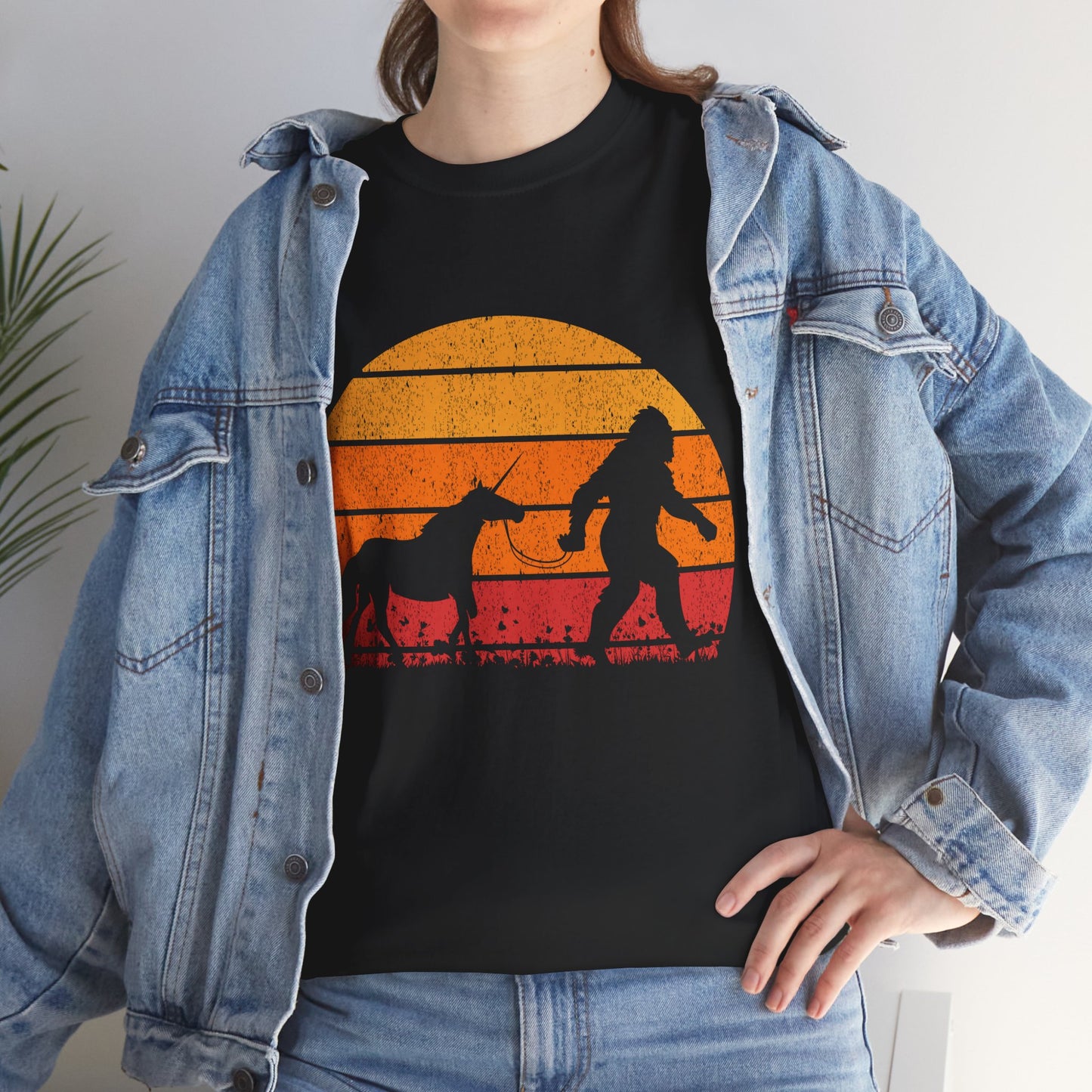 Sasquatch Unicorn T-Shirt, Bigfoot Lovers Gifts, Bigfoot Believers Women Men Shirt