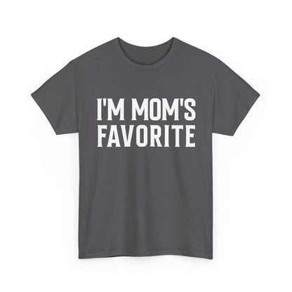 Mom T-Shirt, I'm Mom's Favorite, Funny Kid Saying Birthday Kids T-Shirt