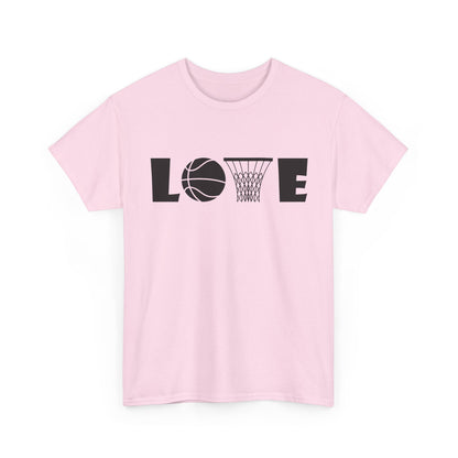 Love Basketball Shirt, Basketball Lovers Sport Fans, Basketball Player Women Men T-Shirt