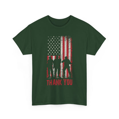 Veteran Shirt, Thank You, Veterans American Flag Patriotic T-Shirt
