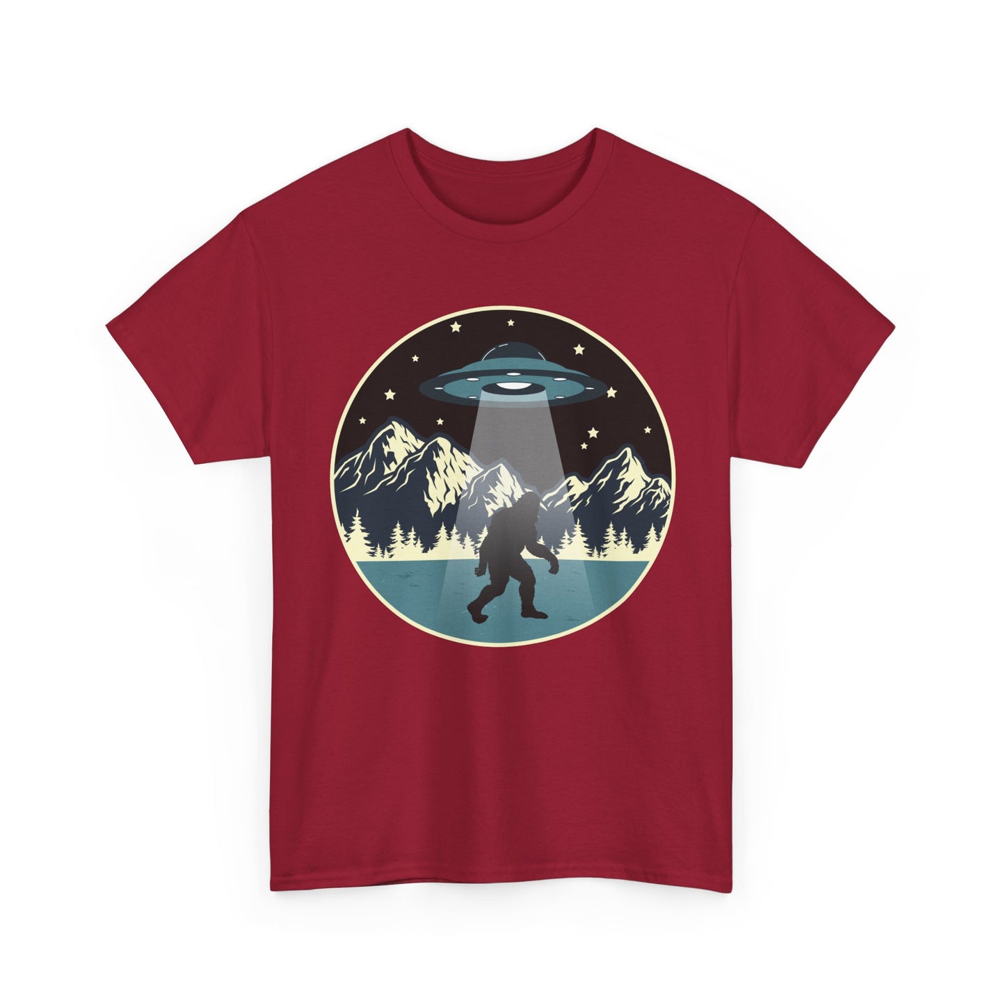 Bigfoot Shirt Bigfoot Abduction, Sasquatch Alien Space Lovers Gifts Shirt