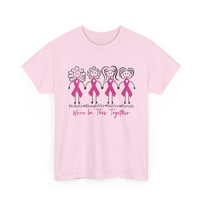 Breast Cancer We're in This Together Shirt, Breast Cancer Awareness Women Mom Shirt