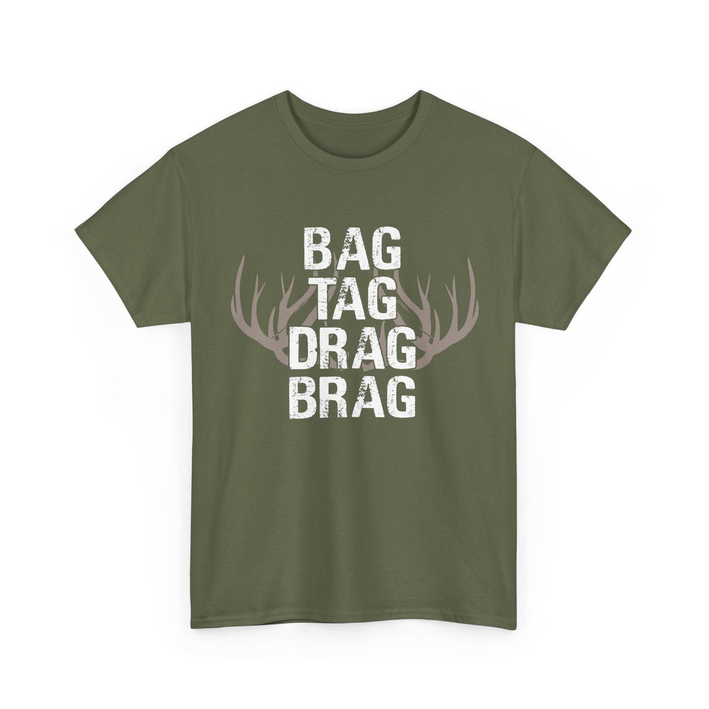 Deer Hunting Shirt, Hunter Deer Hunting Lovers, Bag Tag Drag Deer Hunting Women Men T-Shirt