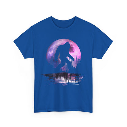 Bigfoot Moon Shirt, Forest Sasquatch Lovers, Bigfoot Believers Gifts Women Men T-Shirt