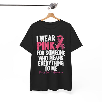Breast Cancer Awareness T-Shirt, I Wear Pink Ribbon, Breast Cancer Warriors Women Shirt