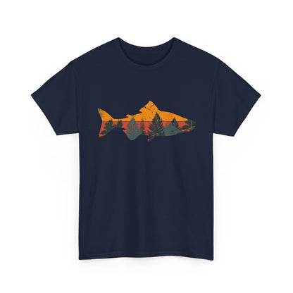 Fishing Shirt, Fisherman Fishing Season Lovers Gifts, Nature Outdoor Fish T-Shirt