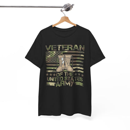Veterans Day Shirt, Veteran Camo American Flag, Veteran Dad Men T-Shirt