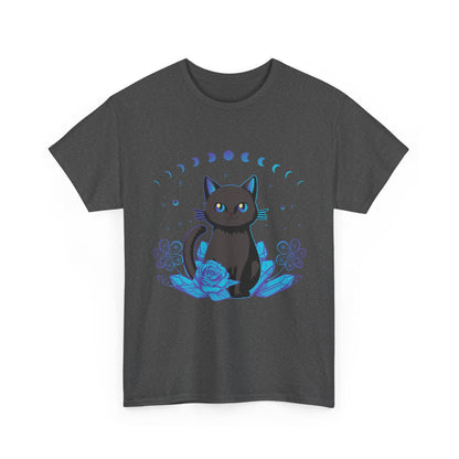 Cat Kawaii Shirt, Crystal Alchemy Cat Moon Phases Anime Lovers Gifts Shirt