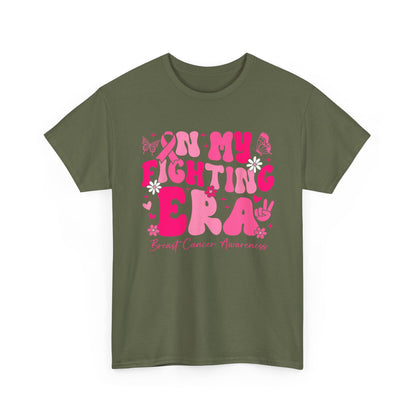 Breast Cancer Awareness T-Shirt, In My Fighting Era, Breast Cancer Awareness Women Men T-Shirt