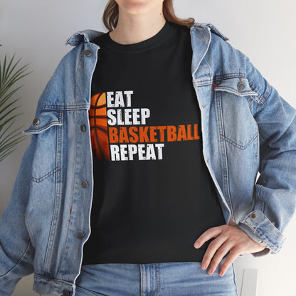 Basketball Shirt, Eat Sleep Basketball Repeat, Basketball Player Women Men T-Shirt