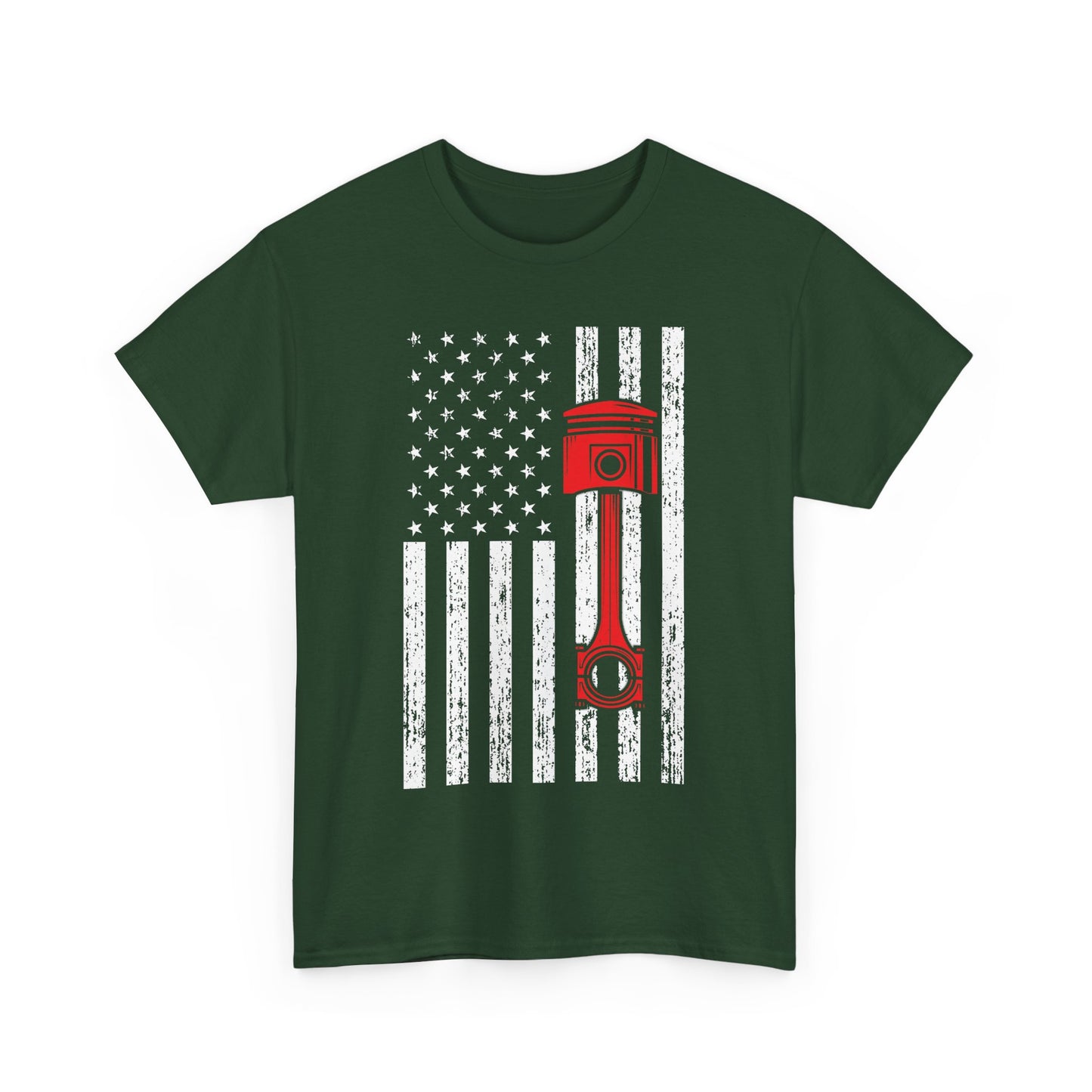 Car Shirt, American Flag Car, Cars Lovers Racing Racer Men Dad Shirt