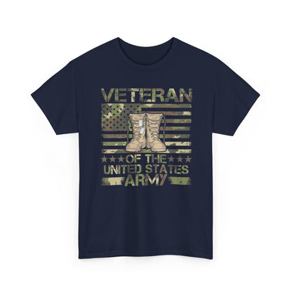 Veterans Day Shirt, Veteran Camo American Flag, Veteran Dad Men T-Shirt