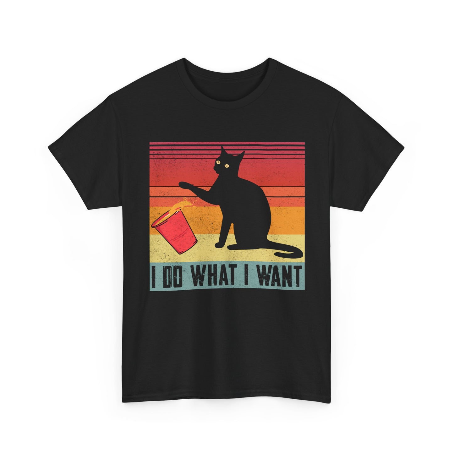 Cat Funny T-Shirt, I Do What I Want Cat, Cats Owner Lovers Women Men Shirt
