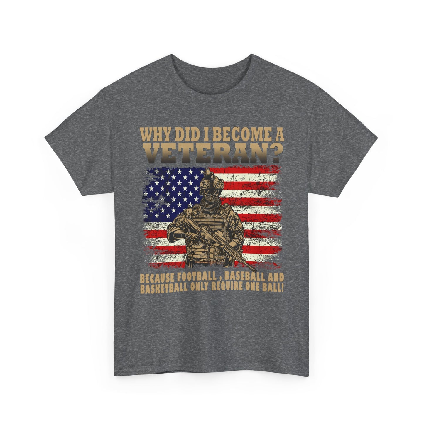 Veteran Shirt, Why Did I Become a Veteran?, Veterans Day Dad Grandpa Gifts Shirt