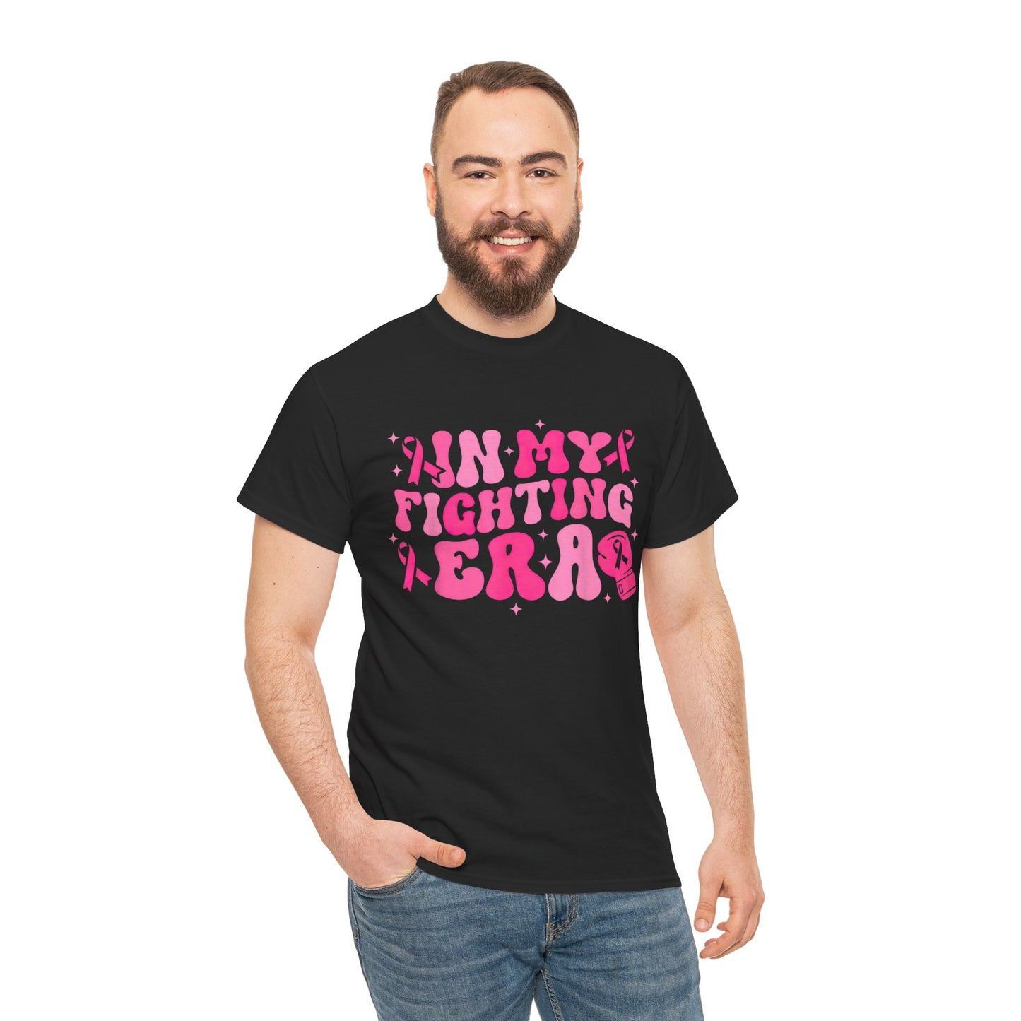 Breast Cancer Shirt, Breast Cancer Awareness, In My Fighting Era Pink Ribbon Shirt