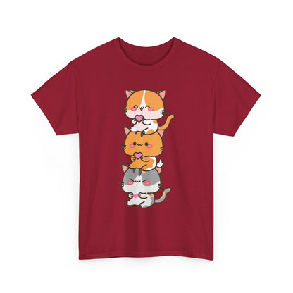 Kawaii Cat Shirt, Kitty Lovers Gift, Kitten Anime Cats Lovers Funny T-Shirt
