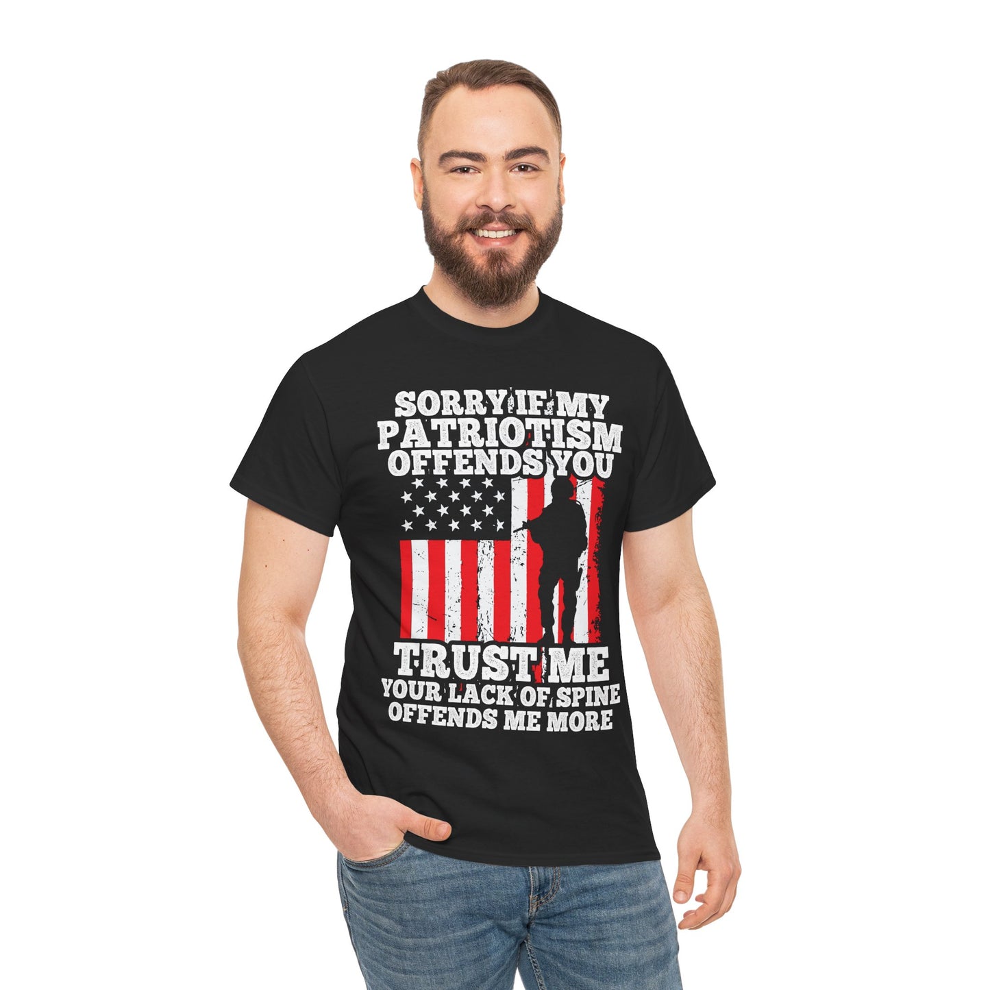 Veterans Day Shirt, Sorry If My Patriotism Offends You, Veteran American Flag Shirt