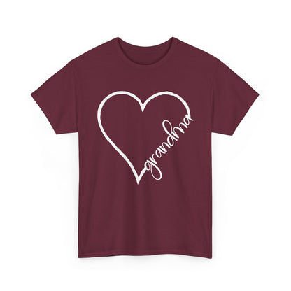 Grandma Shirt, Heart Grandmother, Gigi Mother's Day Granny Gifts T-Shirt