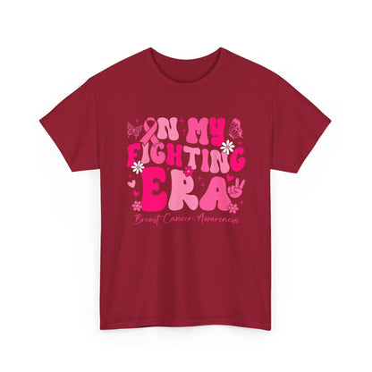 Breast Cancer Awareness T-Shirt, In My Fighting Era, Breast Cancer Awareness Women Men T-Shirt