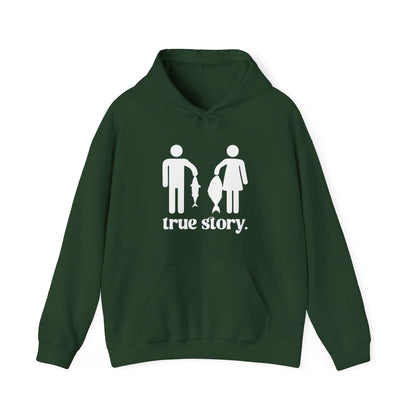 Fishing Hoodie, True Story Fishing, Fishing Season Lovers Gifts Fisherman Hoodie