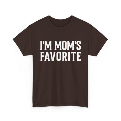 Mom T-Shirt, I'm Mom's Favorite, Funny Kid Saying Birthday Kids T-Shirt