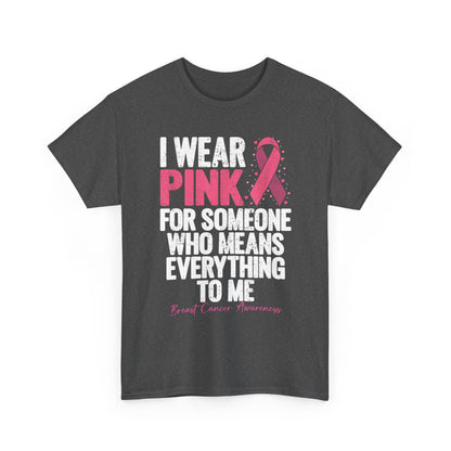 Breast Cancer Awareness T-Shirt, I Wear Pink Ribbon, Breast Cancer Warriors Women Shirt