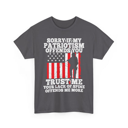 Veterans Day Shirt, Sorry If My Patriotism Offends You, Veteran American Flag Shirt