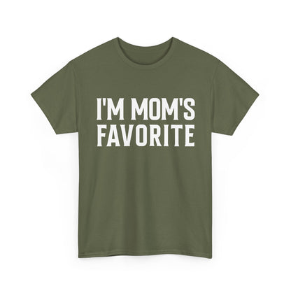 Mom T-Shirt, I'm Mom's Favorite, Funny Kid Saying Birthday Kids T-Shirt