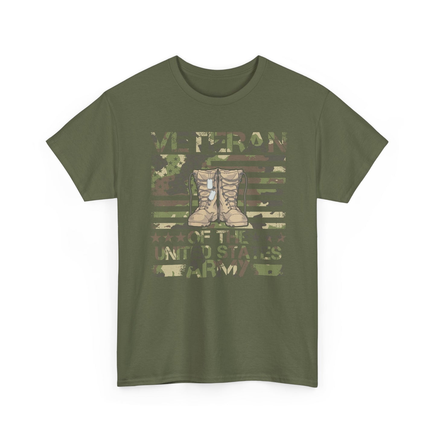 Veterans Day Shirt, Veteran Camo American Flag, Veteran Dad Men T-Shirt