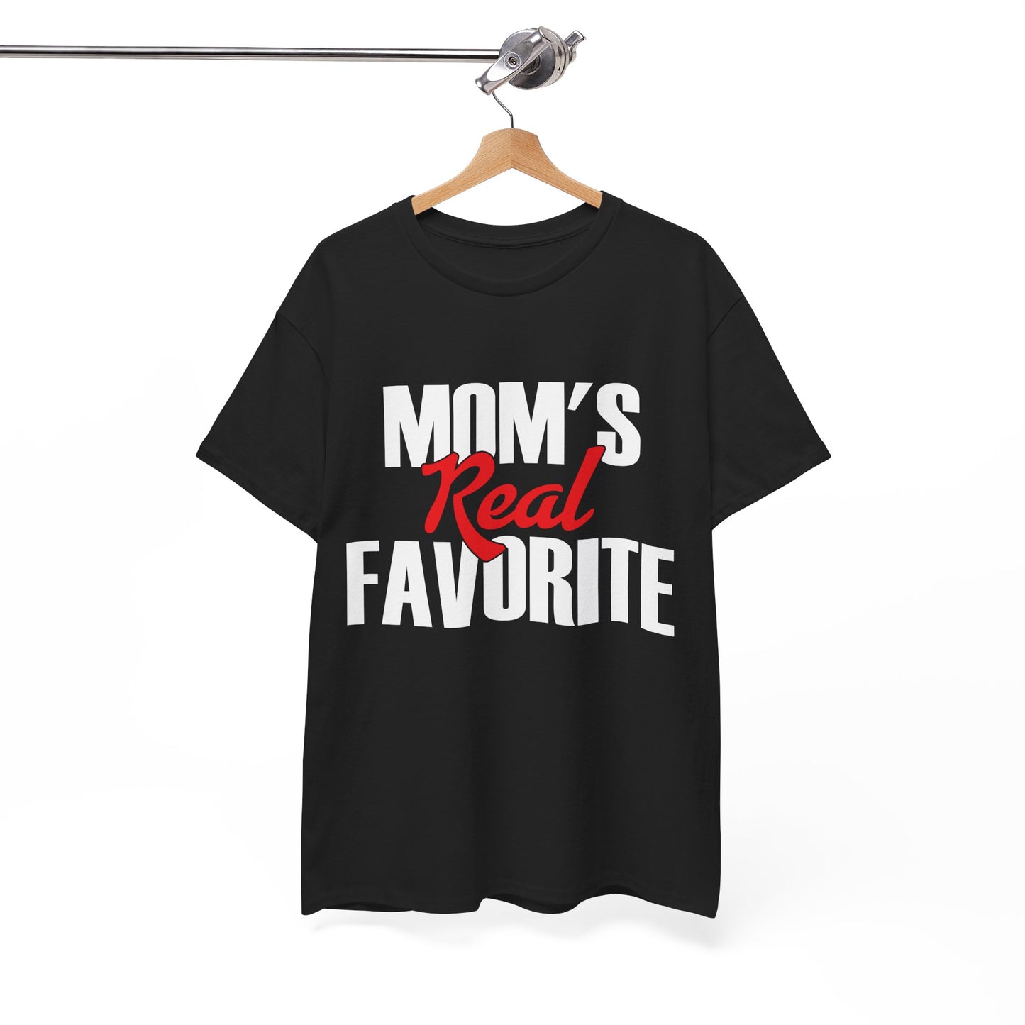 Mom's Real Favorite T-Shirt, Daughter Son Mother's Day Kids Gifts Shirt