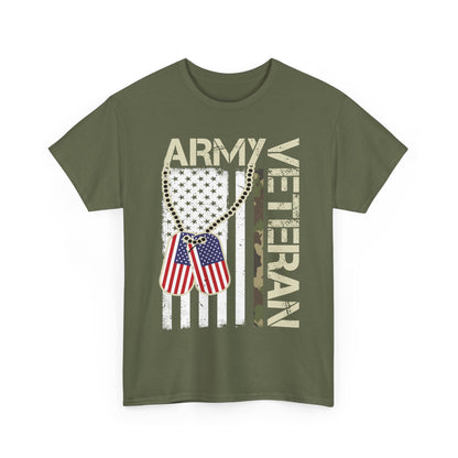 Veteran American Flag T-Shirt, Veteran's Day Independence Day Men Dad Shirt