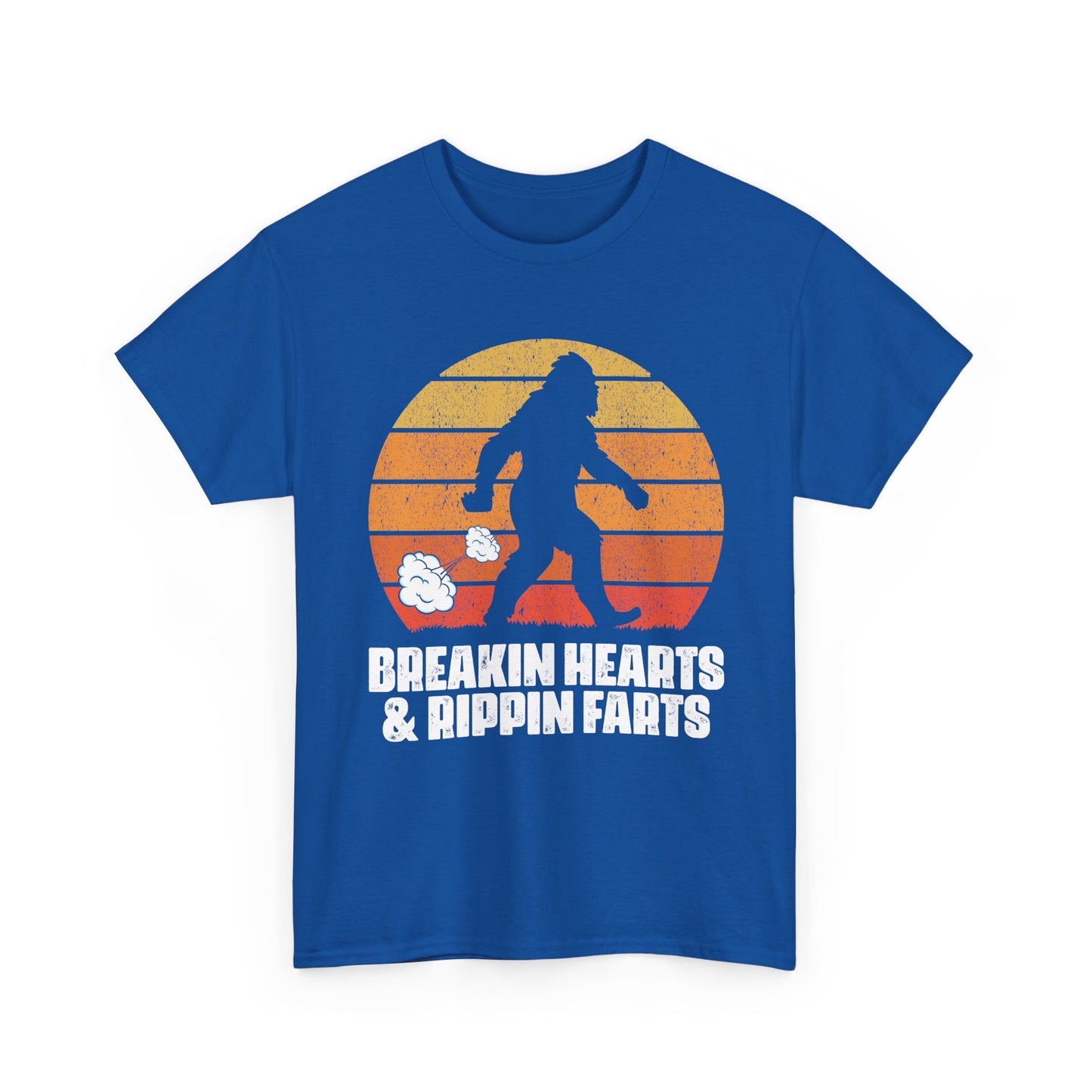 Bigfoot Shirt, Breakin Hearts & Rippin Farts, Sasquatch Believers Bigfoot Funny Shirt